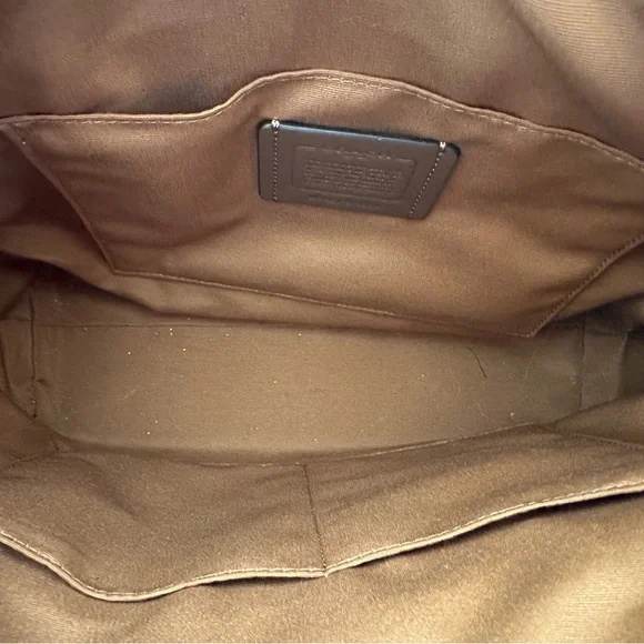 Coach Zip Top Tote in white (gold / chalk) #4454 - Picture 8 of 8